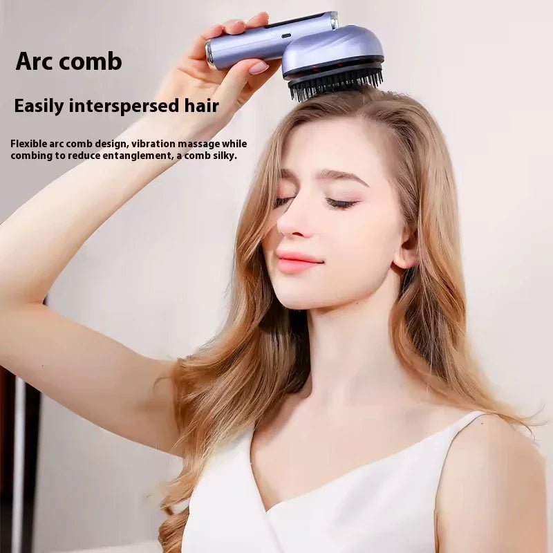 Electric Head Spa Massage Comb Spray Hair Care Comb Vibration Red Light Hair Conditioner Guide Red Light Hair Growth Instrument